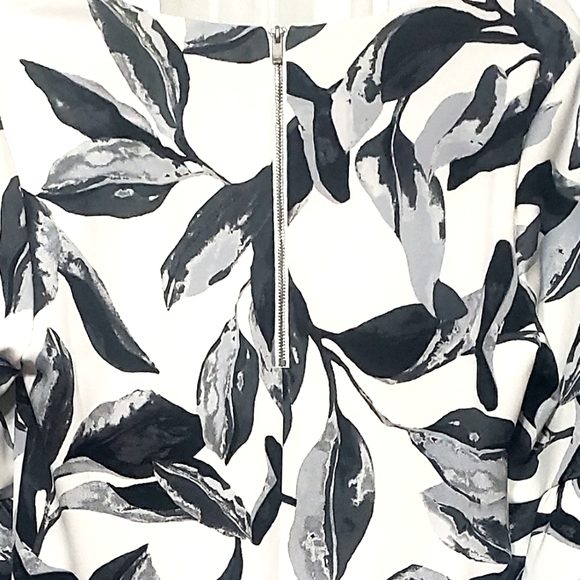 Alfani NWT Sz 6 Luxe Jungle Botanical Print Dress - Picture 5 of 12